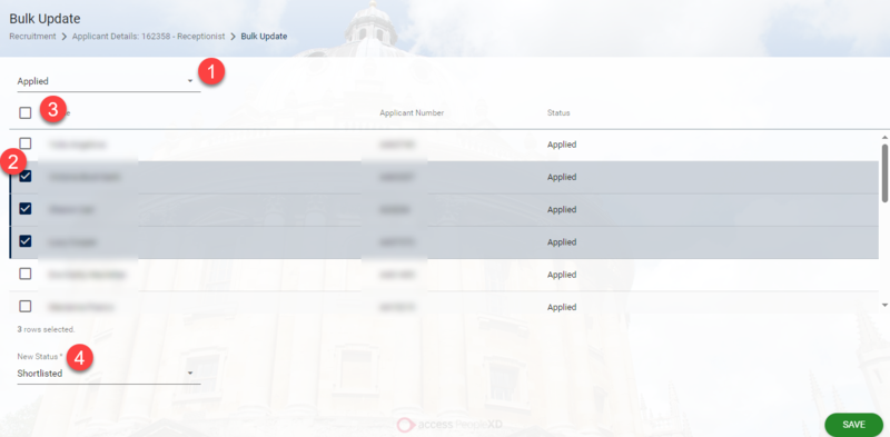 applicant bulk status update