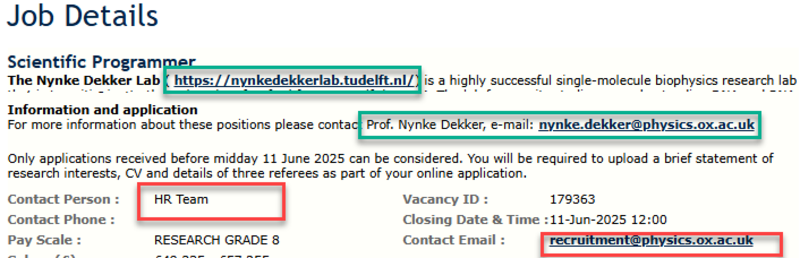 Name on vacancy name on vacancy