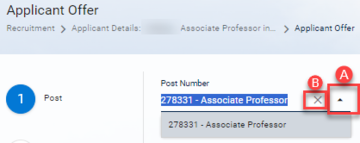 Applicant offer applicant offer